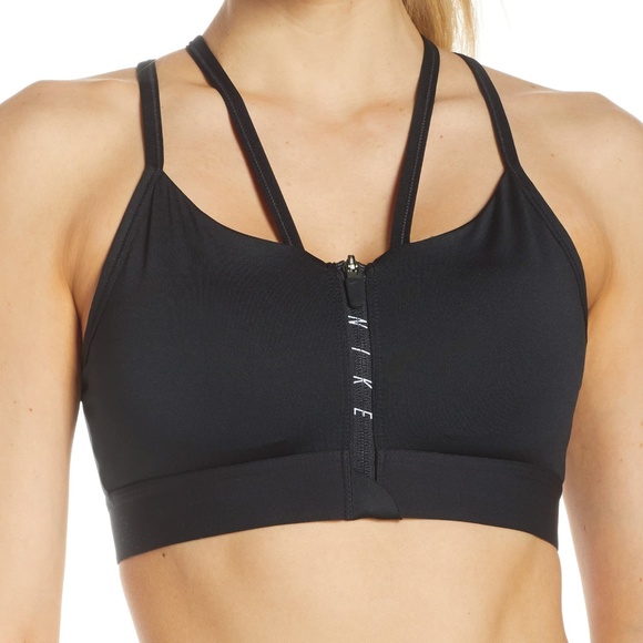 nike indy zip bra